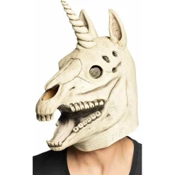 Máscara de látex Esqueleto de Unicornio