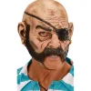 Máscara de látex Pirata