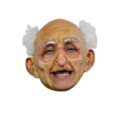 Máscara de látex Viejo Sonriente