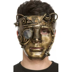 Máscara de Steampunk Bronce