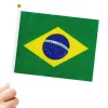 Pack de 24 Banderines de Brasil 20x30cm