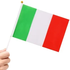 Pack de 24 Banderines de Italia 20x30cm
