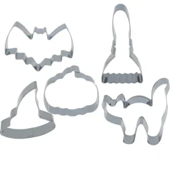 Pack de 5 Moldes Metálicos para Galletas Halloween