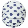 Pack 12 Farolillos de Feria Blancos con Lunares Azules