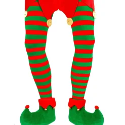 Panty de Rayas Verdes y Rojas XL