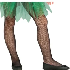 Panty de Rejilla Pequeña Negro infantil