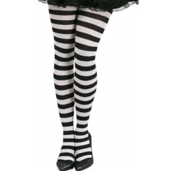 Panty Rayas Negras Blancas