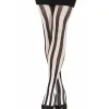 Panty Rayas Negras y Blancas Verticales