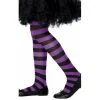 Panty Rayas Negras y Violetas Deluxe infantil