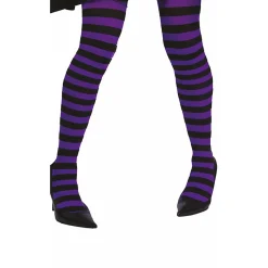 Panty Rayas Violetas y Negras Basic