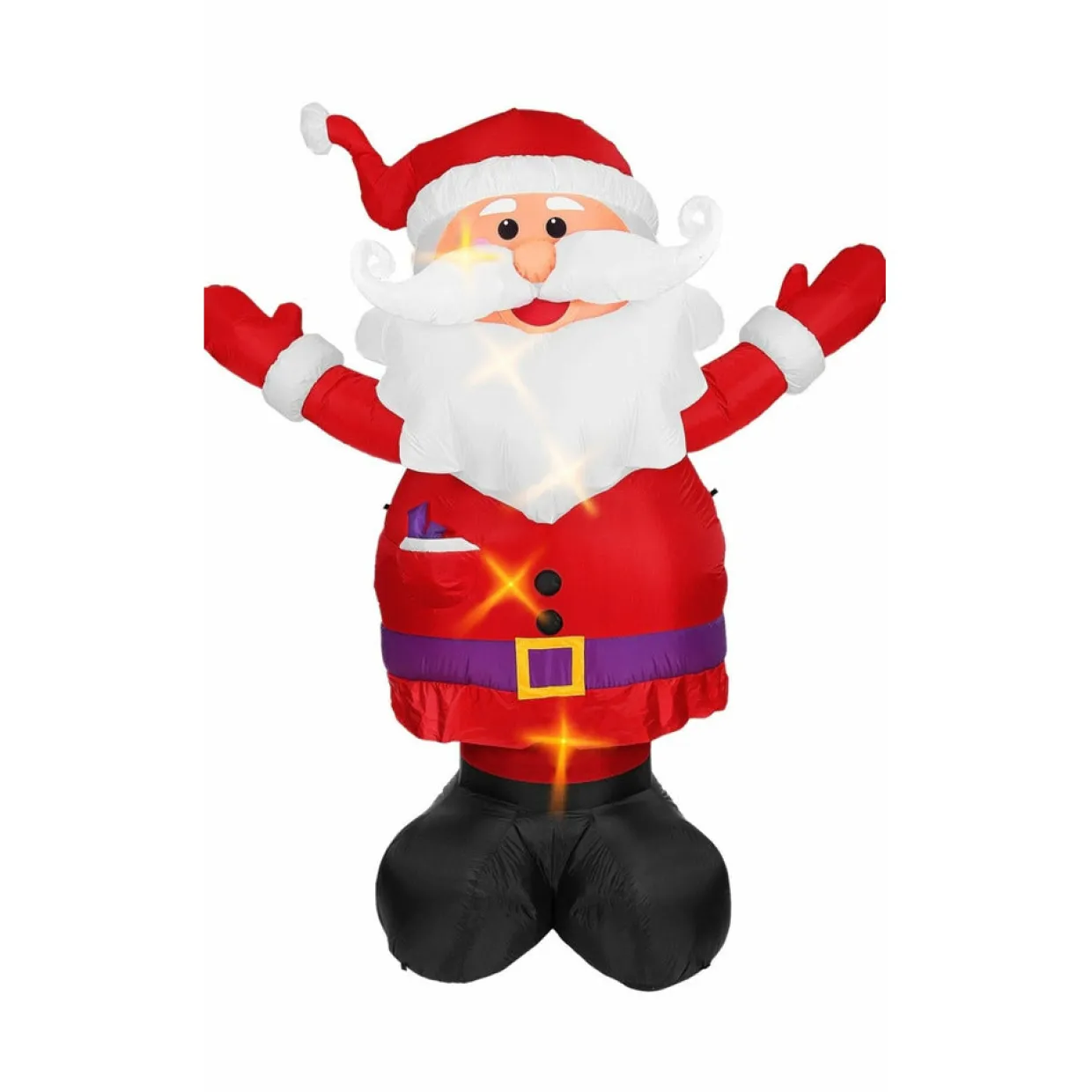 Papá Noel Hinchable Luminoso