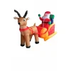 Papá Noel Trineo Hinchable Led