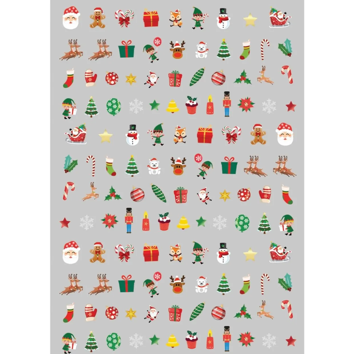 Pegatinas para Uñas de Navidad