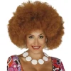 Peluca Afro Castaña