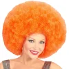 Peluca Afro Súper Naranja