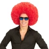 Peluca Afro Súper Roja