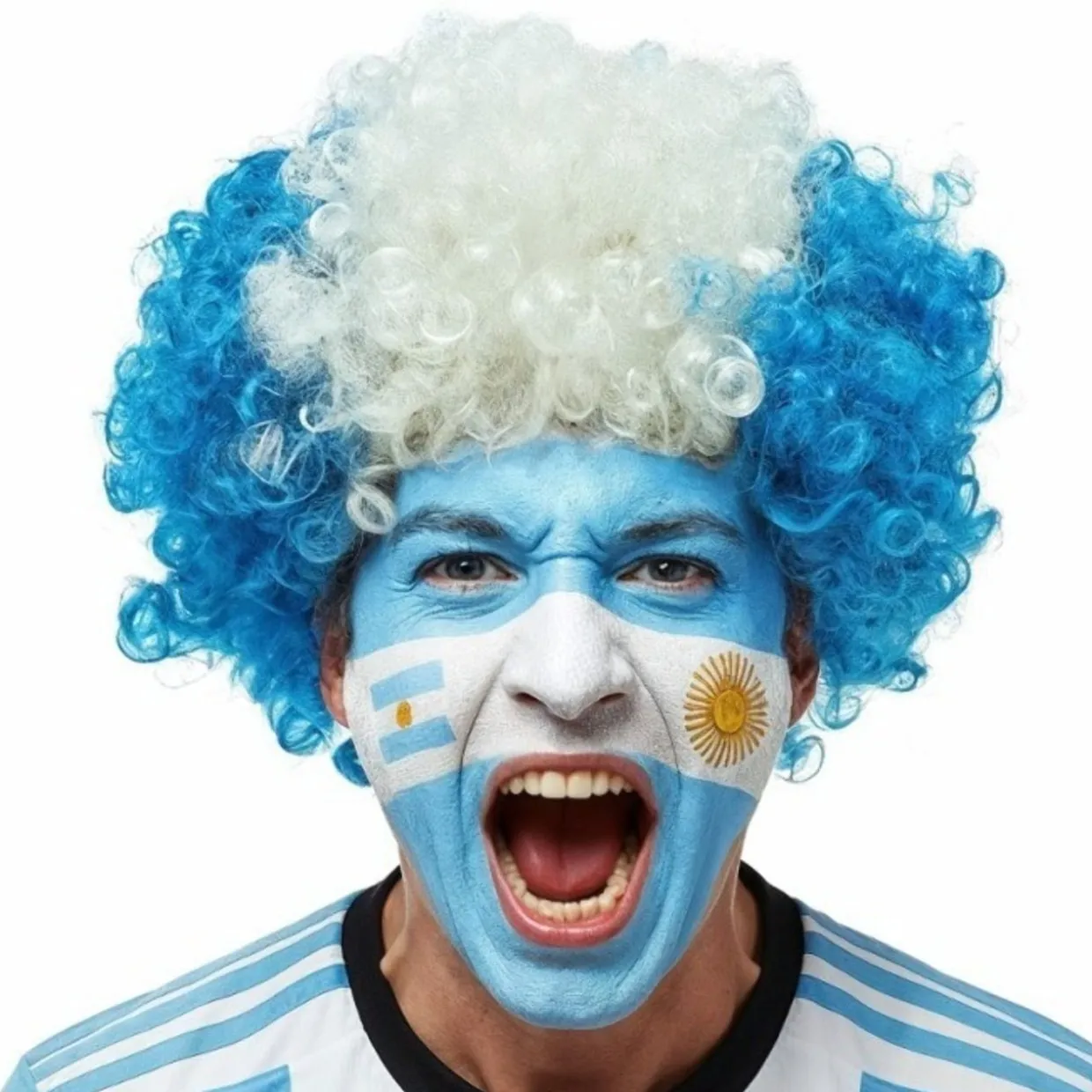 Peluca Argentina Afro