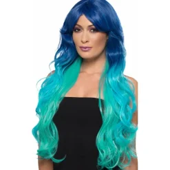 Peluca Azul Deluxe