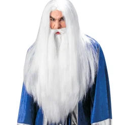Peluca Barba Mago Larga