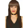 Peluca Castaña Melena Eco