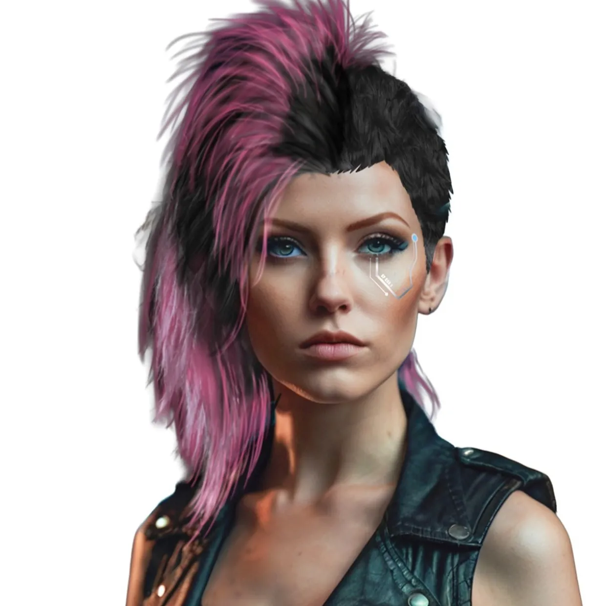 Peluca Ciberpunk Judy