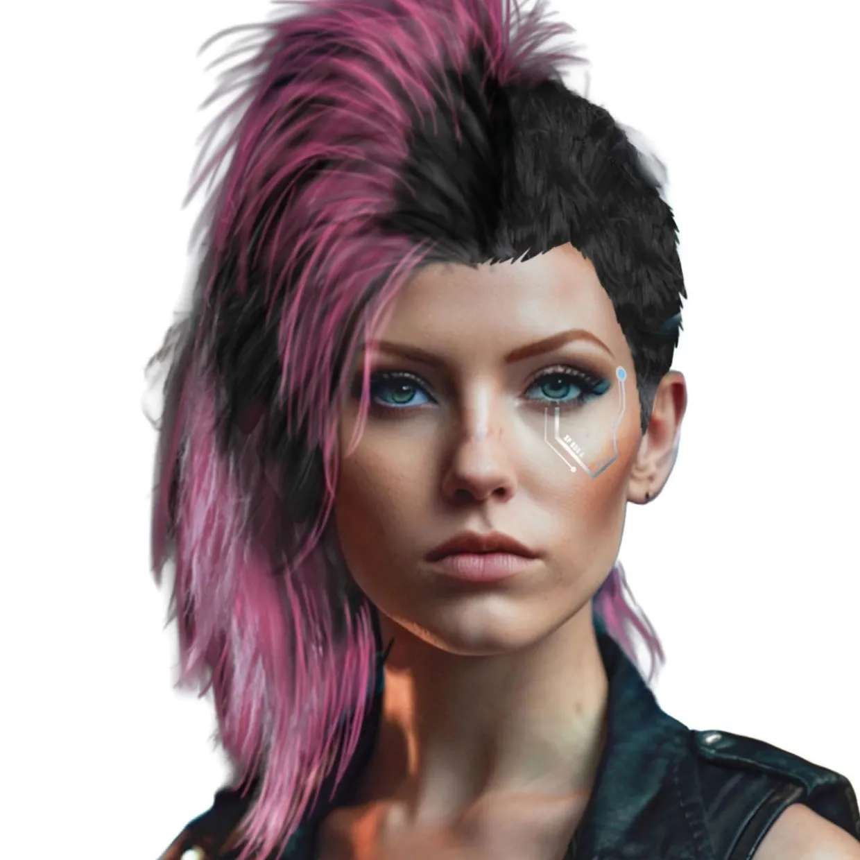 Peluca Ciberpunk Judy