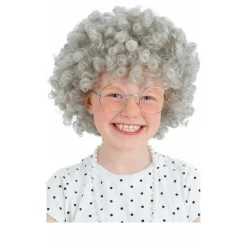 Peluca de Abuela Gris infantil