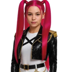 Peluca de Cantante K-Pop Fucsia