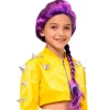 Peluca de Cantante K-Pop Lila infantil
