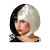 Peluca de Cruella Corta