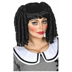 Peluca de Muñeca Tirabuzones