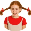 Peluca de Niña Traviesa Trenzas infantil