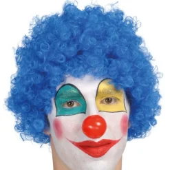 Peluca de Payaso Azul