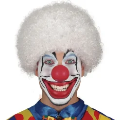 Peluca de Payaso Blanca