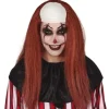 Peluca de Payaso Castaña con Calva