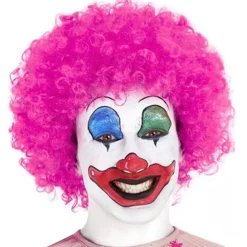 Peluca de Payaso Fucsia
