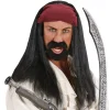 Peluca de Pirata con Trenzas