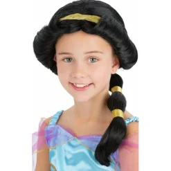 Peluca de Princesa Jasmín infantil