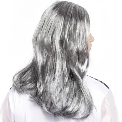 Peluca de Vampiro Gris Eco