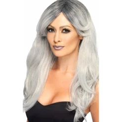 Peluca Gris Glamour