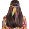 Peluca Hippie Castaña