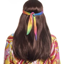 Peluca Hippie Castaña