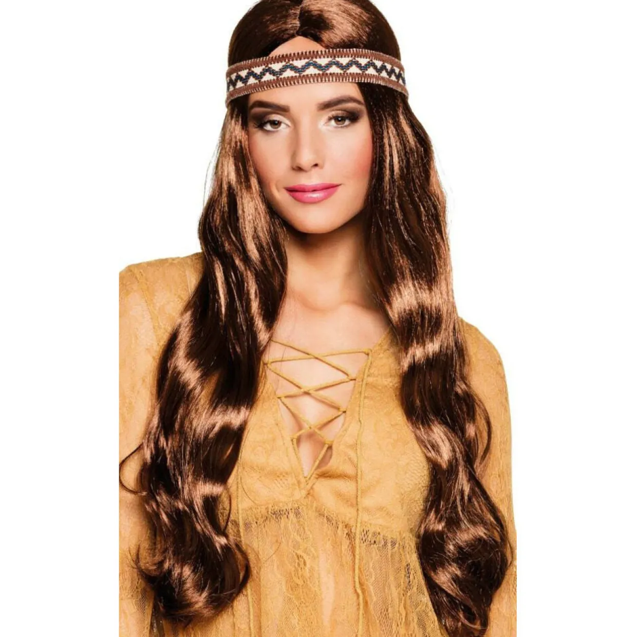 Peluca Hippie con Cinta