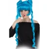 Peluca Manga Azul