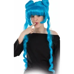 Peluca Manga Azul