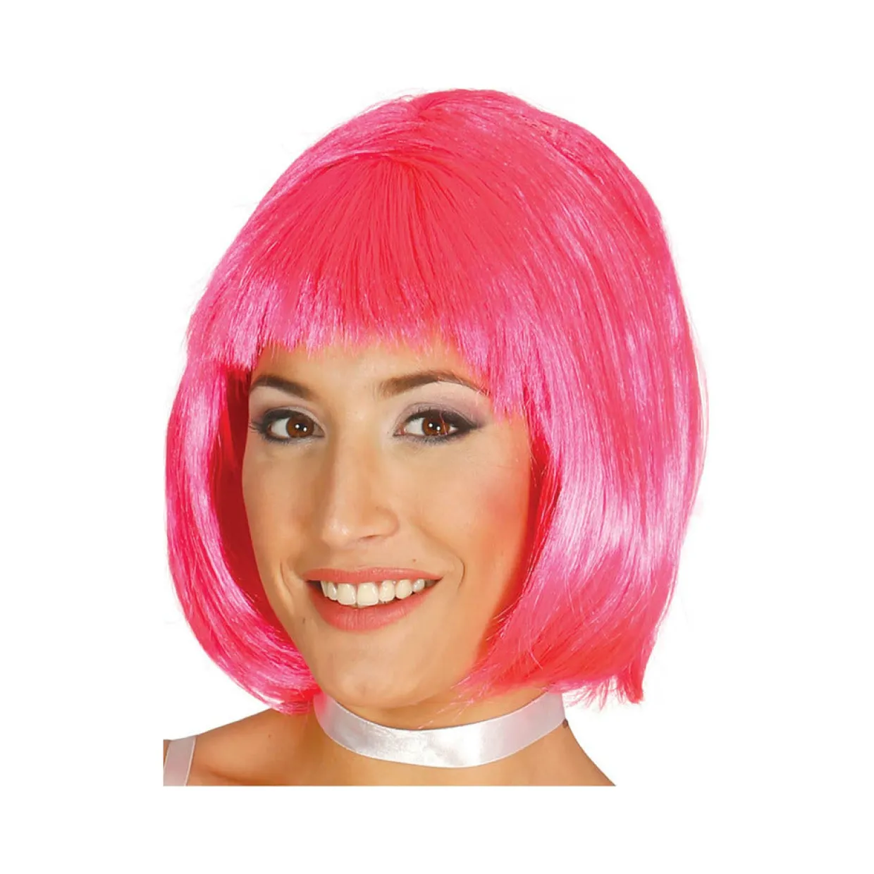 Peluca Midi Rosa