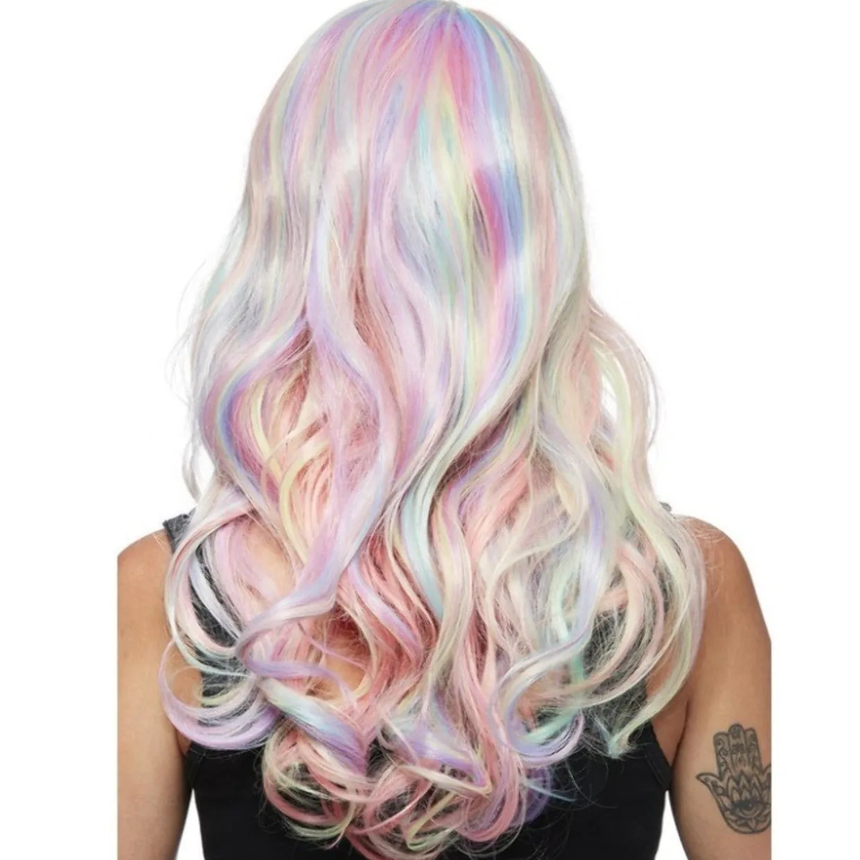 Peluca Multicolor Ondas