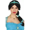Peluca Negra de Princesa Jasmín