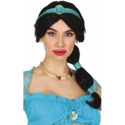 Peluca Negra de Princesa Jasmín