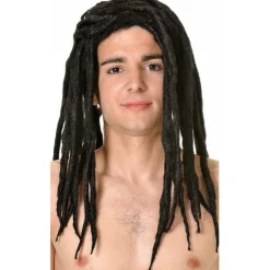 Peluca Negra Rastas